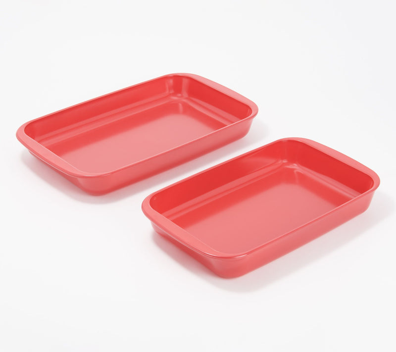 Cook's Essentials 2-Piece Nonstick Glass Bakeware Set — View 8