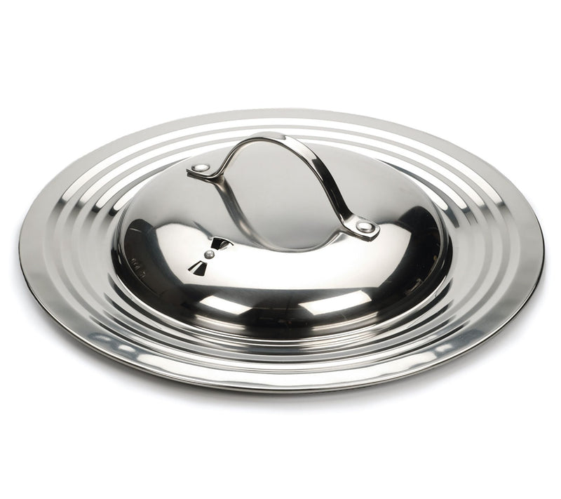 RSVP 7"-12" Universal Stainless Steel Lid — Main view
