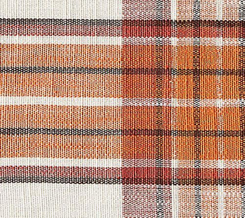 Design Imports Set of 6 Pumpkin Spice Plaid Placemats — View 2