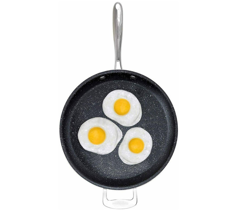 Granitestone 14'' Non-Stick Family Pan with Hel per Handle — View 4
