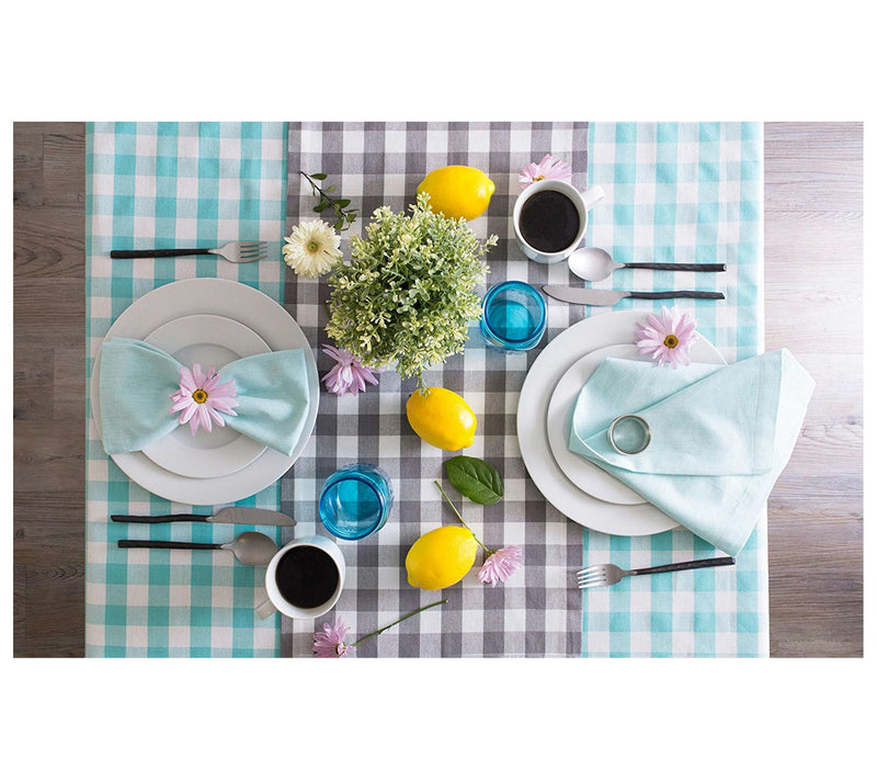 Design Imports Checkers 14" x 108" Table Runner — View 12