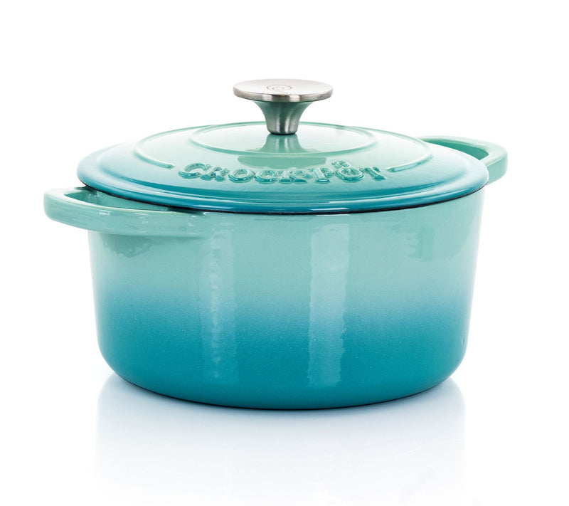 Crock-Pot 3 Quart Enameled Cast Iron Dutch Oven with Lid — View 3