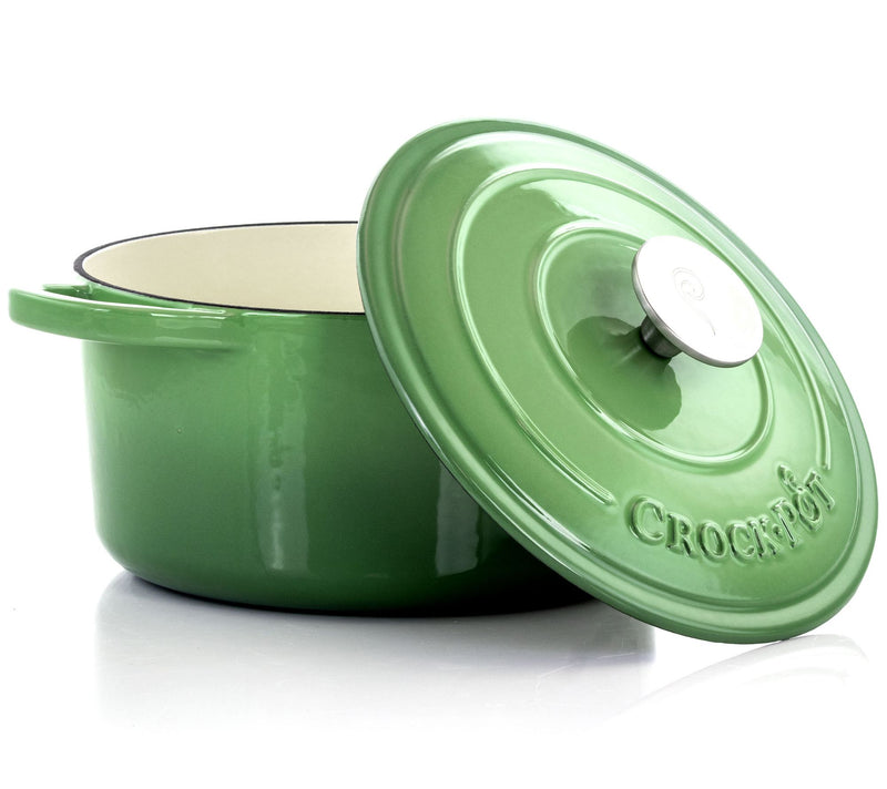 Crock-Pot 3 Quart Enameled Cast Iron Dutch Oven with Lid — View 6