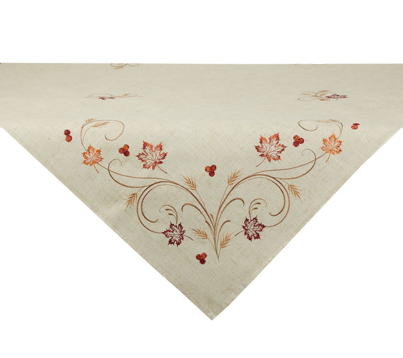 Design Imports 40 x 40 Autumn Wheat Table Topper — Main view