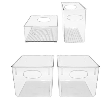 Sorbus 4 Piece Refrigerator and Freezer Organiz er Bins