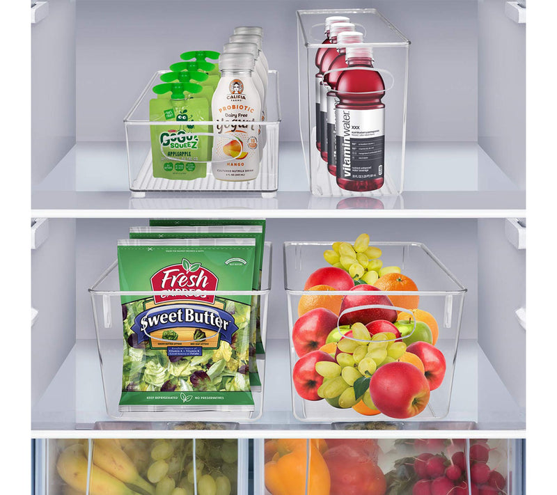 Sorbus 4 Piece Refrigerator and Freezer Organiz er Bins — View 6