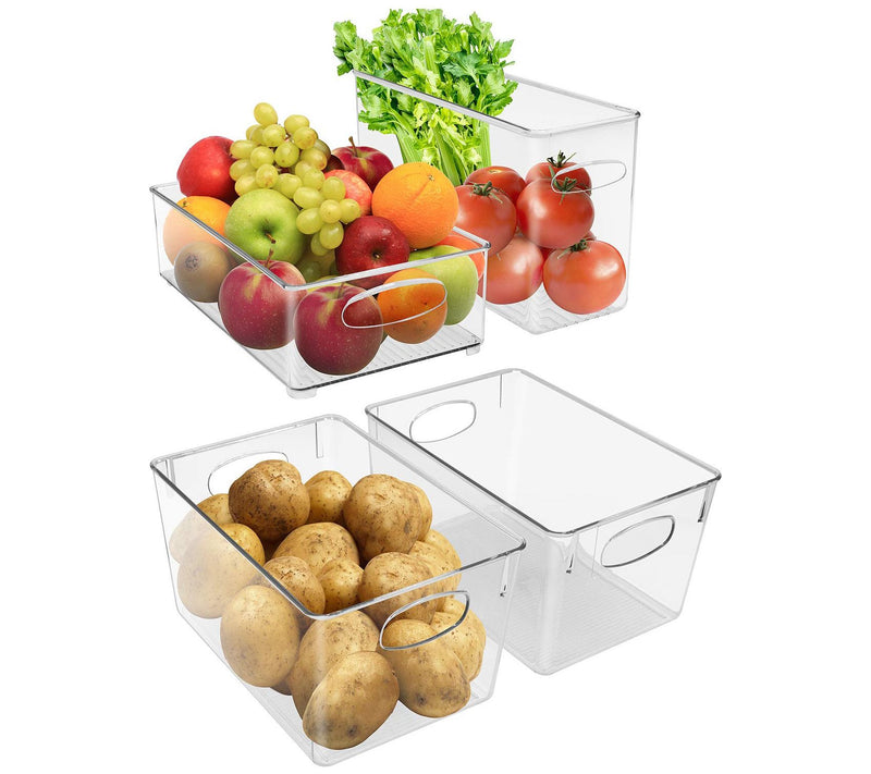 Sorbus 4 Piece Refrigerator and Freezer Organiz er Bins — View 5