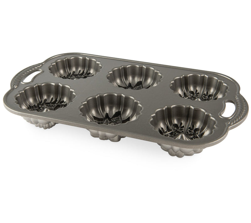 Nordic Ware Wreathlettes Cakelet Pan and Duster — View 4