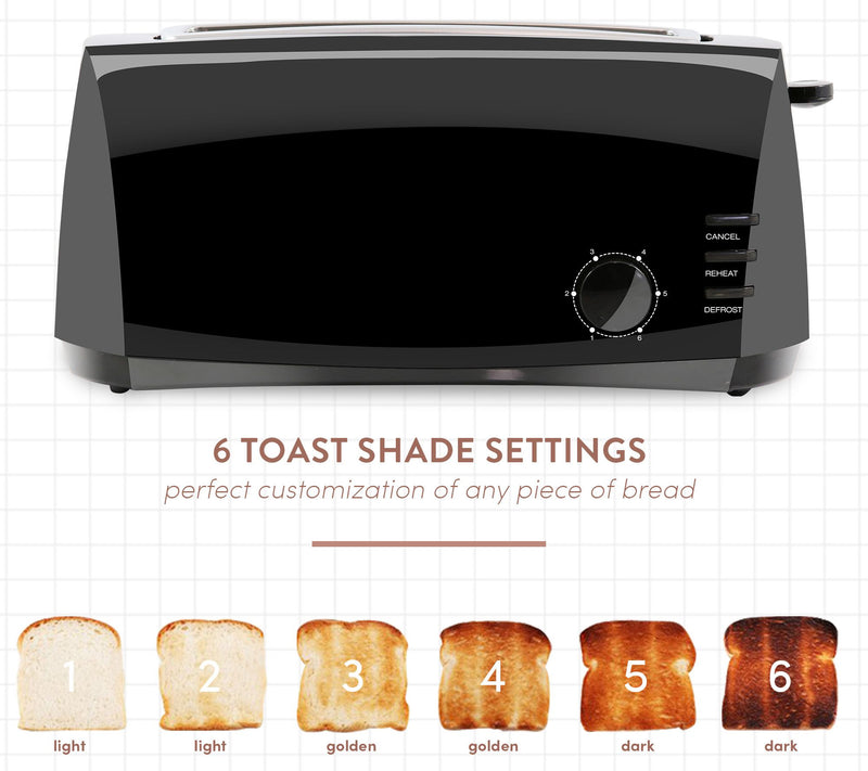 Elite Gourmet 4 Slice Long Slot Cool Touch Toaster — View 8