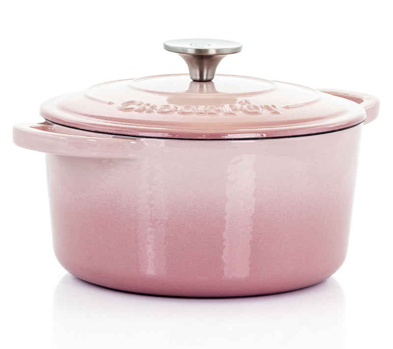 Crock-Pot Artisan 3 Qt. Enameled Cast Iron Dutch Oven with Li — View 3