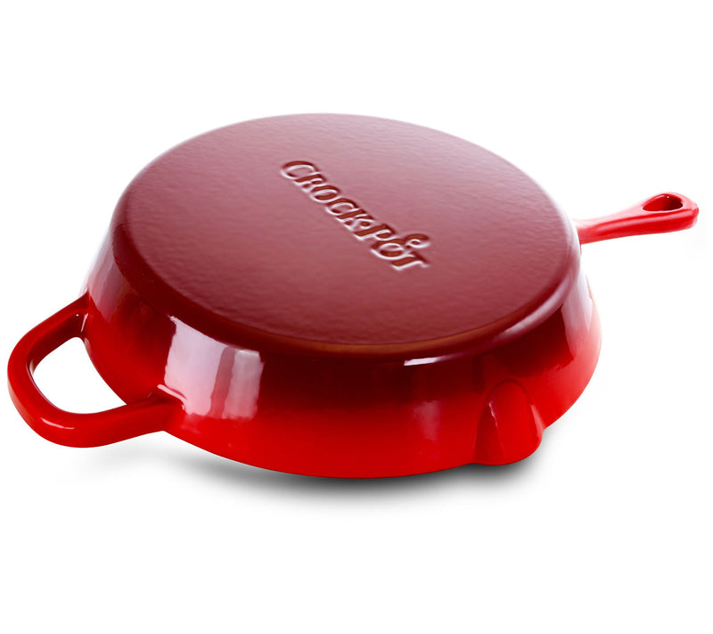 Crock-Pot Artisan 12 Inch Enameled Cast Iron Sk illet — View 6