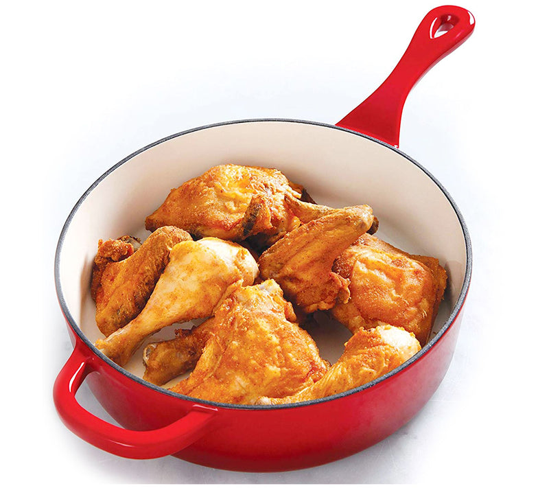 Crock-Pot Artisan 12 Inch Enameled Cast Iron Sk illet — View 5