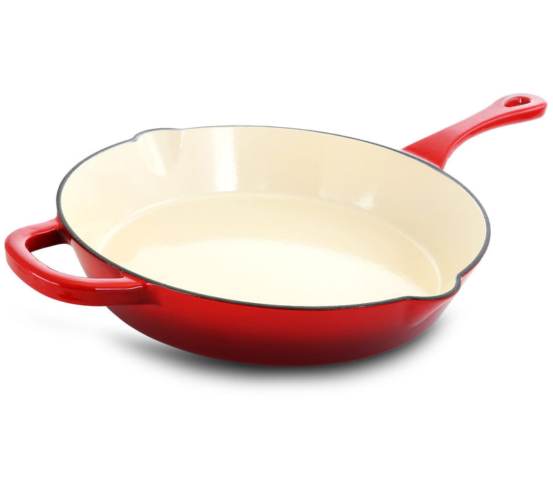 Crock-Pot Artisan 12 Inch Enameled Cast Iron Sk illet — View 3