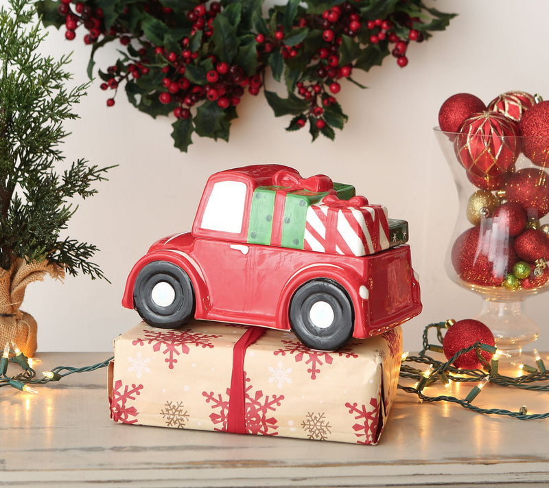 Design Imports Ceramic Christmas Truck Cookie J ar — View 8