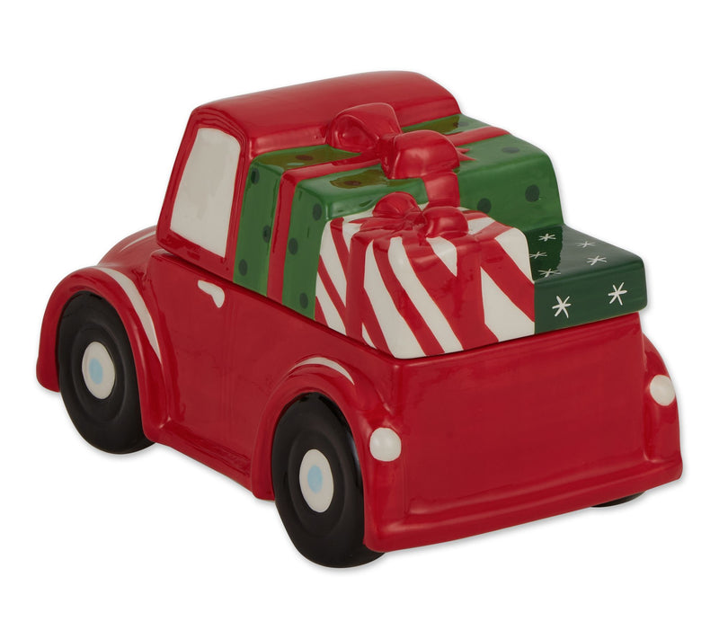 Design Imports Ceramic Christmas Truck Cookie J ar — View 4