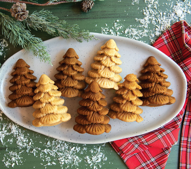 Nordic Ware Evergreen Cakelet Pan & Duster — View 9