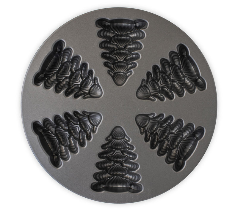 Nordic Ware Evergreen Cakelet Pan & Duster — View 5
