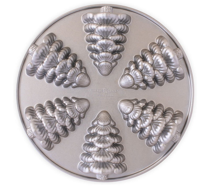 Nordic Ware Evergreen Cakelet Pan & Duster — View 4