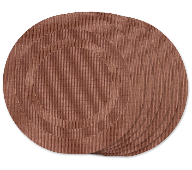 Design Imports Set of 6 PVC Doubleframe Round Placemats — View 7