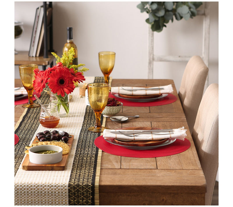 Design Imports Set of 6 PVC Doubleframe Round Placemats — View 19