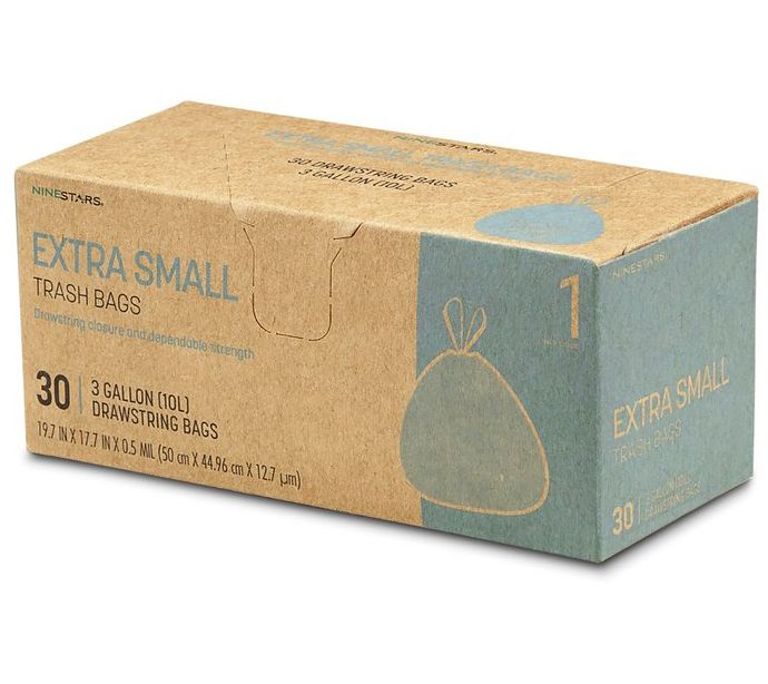 Nine Stars 3 Gal/10L Extra Strong Trash Bag — View 3