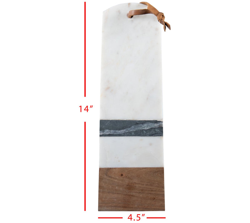 Foreside Home & Garden Small Otis Marble Board — View 6