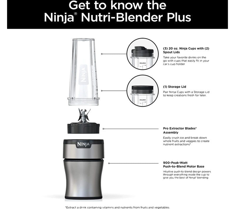 Ninja 20 oz. Nutri-Blender Plus — View 4