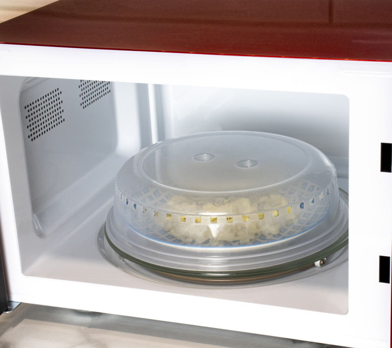 HomeCraft 10" Microwave Plate Cover Shield with Ventilation — View 6