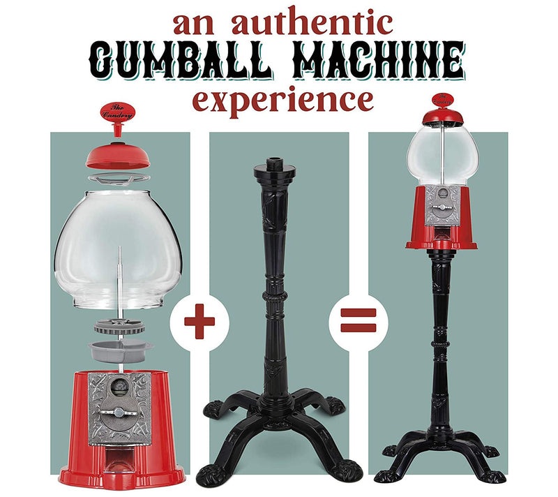 The Candery 15" Gumball Machine with Metal Stand — View 4