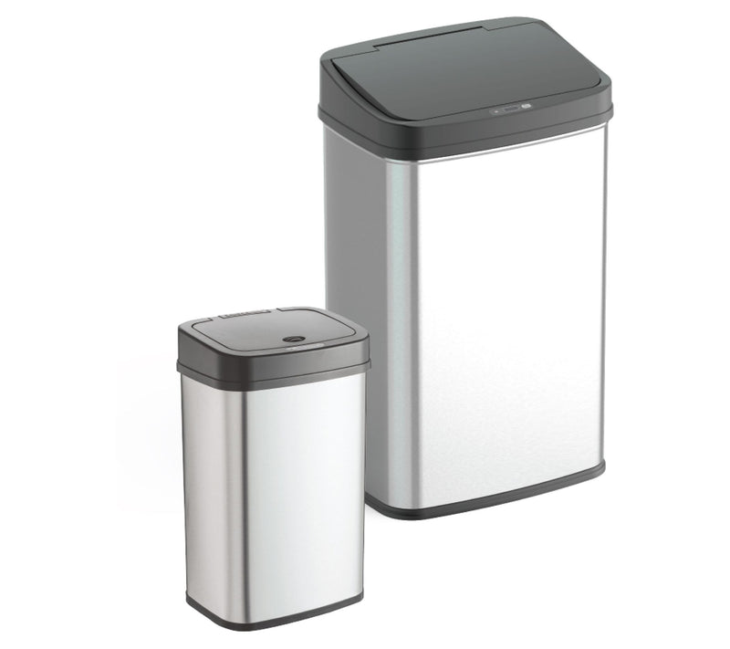 Nine Stars 13 and 3.9-Gallon Motion Sensor Trash Can Set — View 3