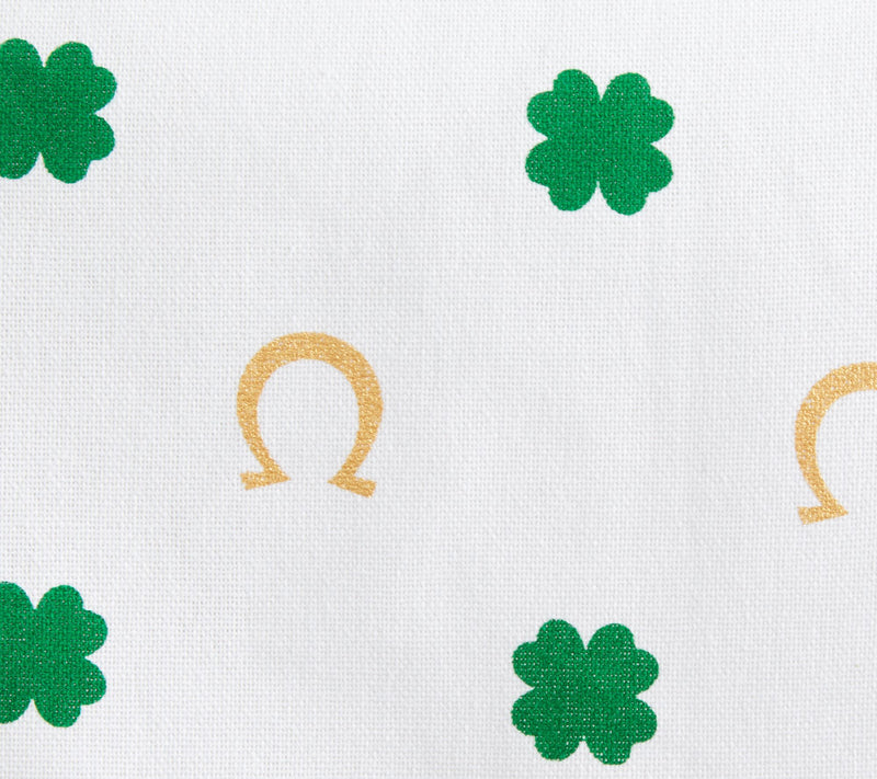 Design Imports 14" x 72" Clover & Horseshoe Print Table Runner — View 5