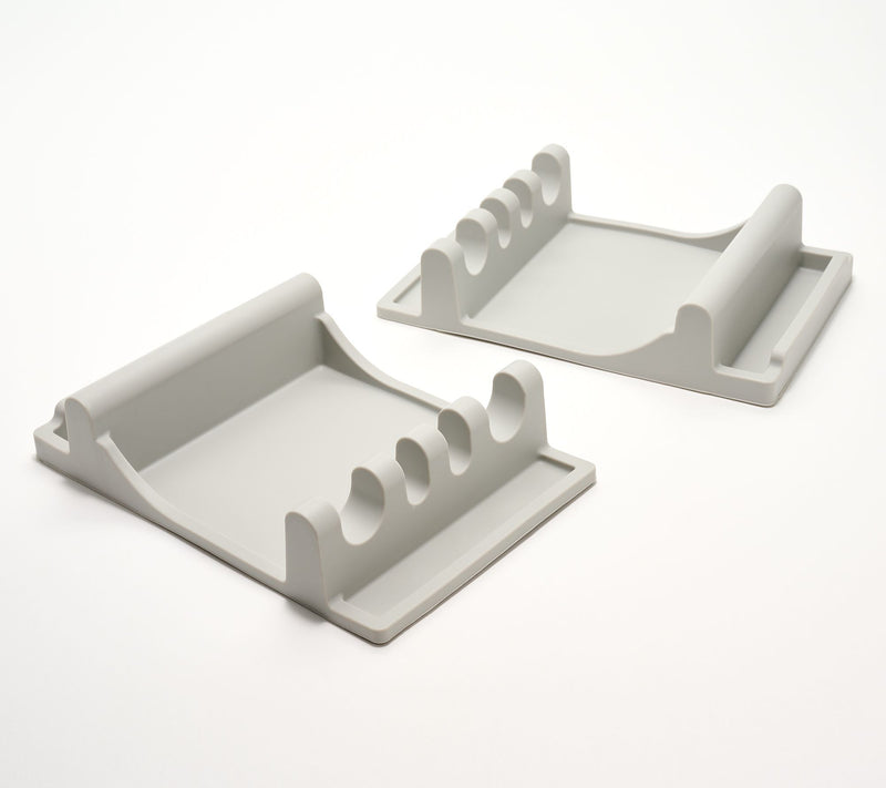 Cook's Essentials Set of 2 Utensil Rests with Lid Holder — View 6