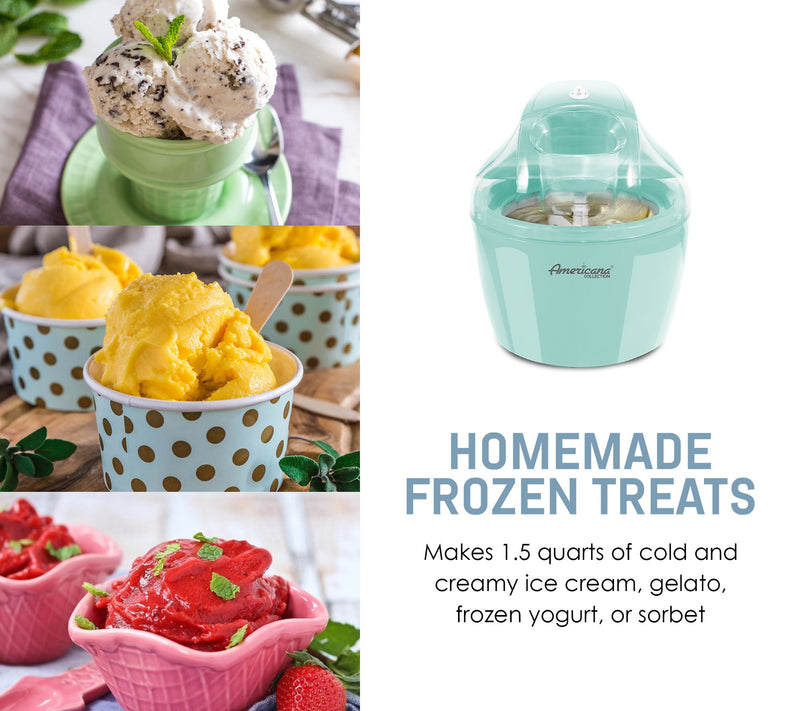 Americana 1.5 Quart Electric Ice Cream Maker — View 9