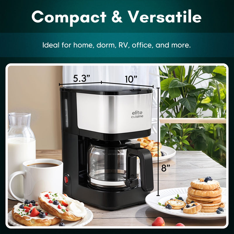 Elite Gourmet 5-cup Coffee Maker — View 5