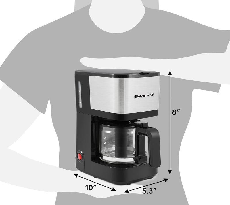 Elite Gourmet 5-cup Coffee Maker — View 10