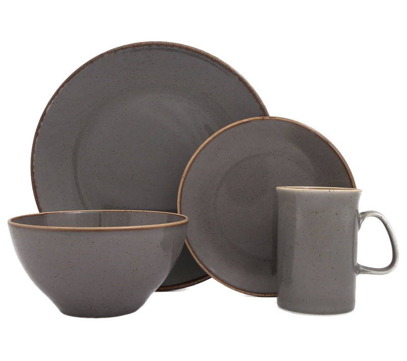 Porland Seasons 4-Piece Porcelain Dinnerware Set with Mug — View 7