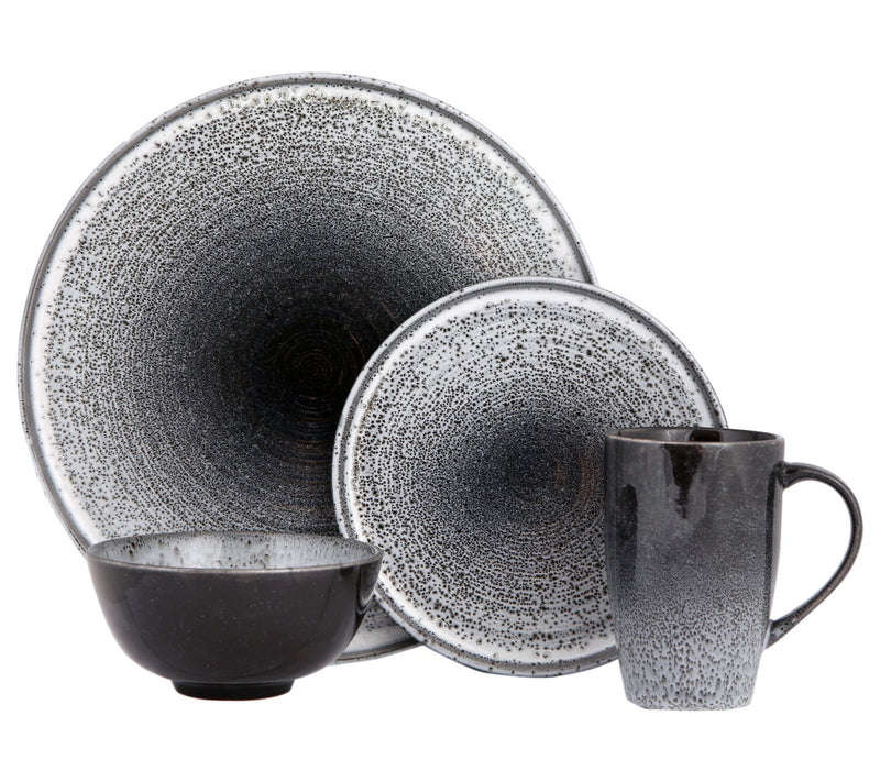 Porland Ethos 4 Piece Porcelain Dinnerware Setwith Mug — View 5