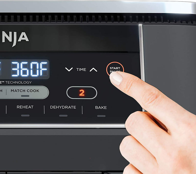 Ninja Foodi 8 Quart 6-in-1 DualZone 2-Basket Air Fryer — View 6