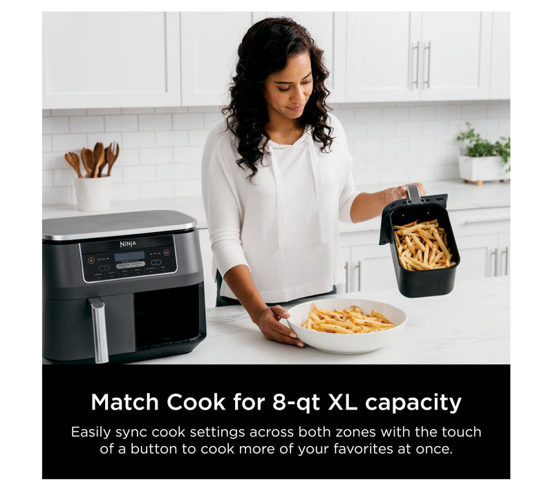 Ninja Foodi 8 Quart 6-in-1 DualZone 2-Basket Air Fryer — View 10