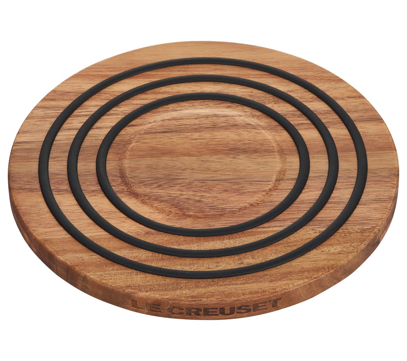 Le Creuset 8" Magnetic Wooden Trivet — Main view