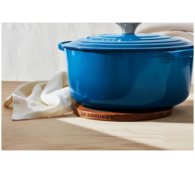 Le Creuset 8" Magnetic Wooden Trivet — View 5