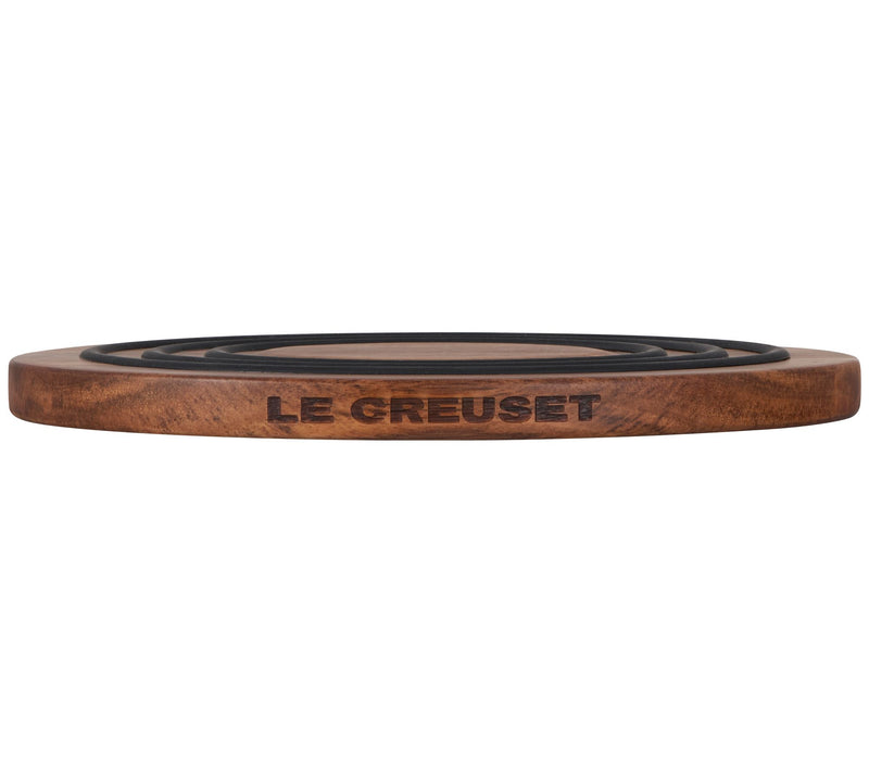 Le Creuset 8" Magnetic Wooden Trivet — View 2