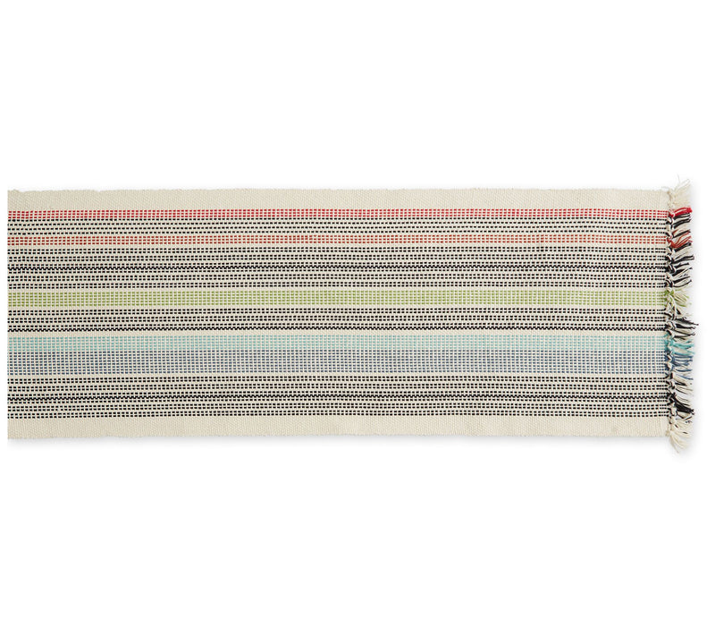 Design Imports 13x108 Mediterranean Fringe Table Runner — View 4