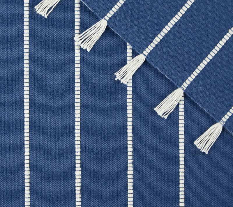 Design Imports Set of 4 Stripe Tassel Placemats — View 13