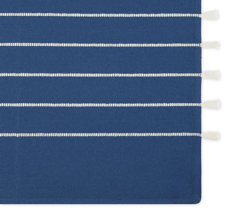 Design Imports Set of 4 Stripe Tassel Placemats — View 12