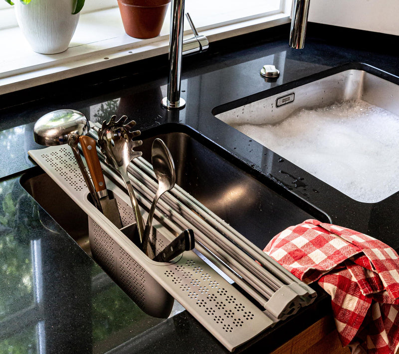 overandback Roll Up Drying Rack with Caddy — View 7