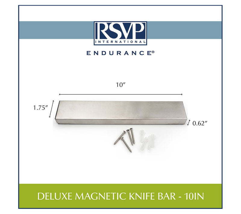 RSVP 10" Deluxe Magnetic Knife Bar — View 5
