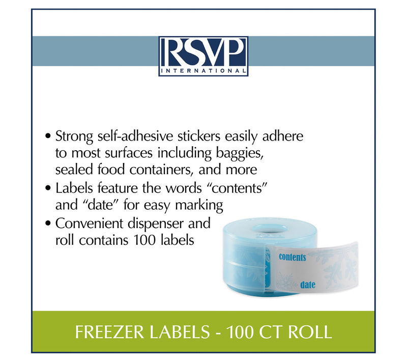 RSVP 100 Count Freezer Label Roll — View 10