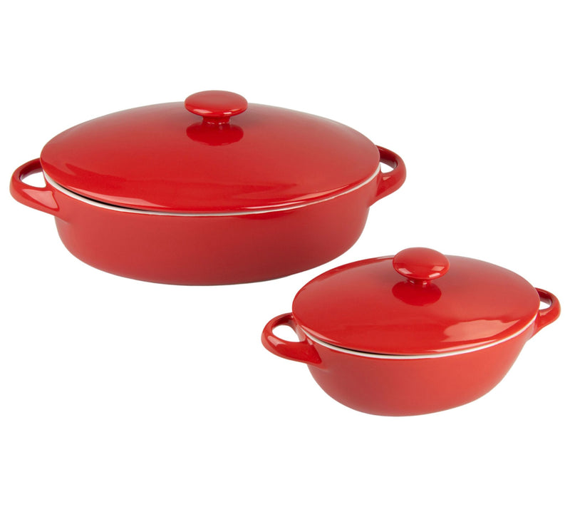 10 Strawberry Street Sienna 2Pc Covered Casserole Bakeware Se — View 3