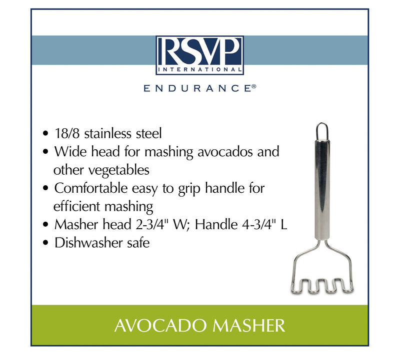 RSVP Stainless Steel Food Masher — View 6
